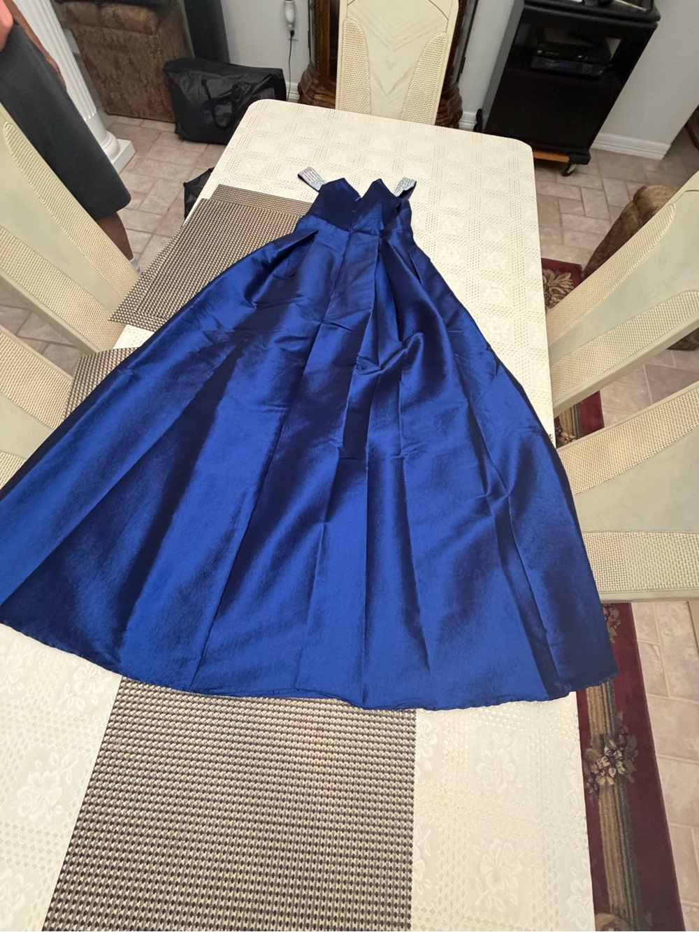 Soieblu Deep Blue, Off the Shoulder Dress